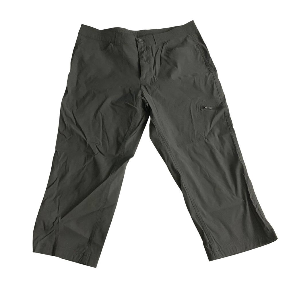 Eddie Bauer Women's Gray Lightweight Outdoor‎ Capris Pants Size 10